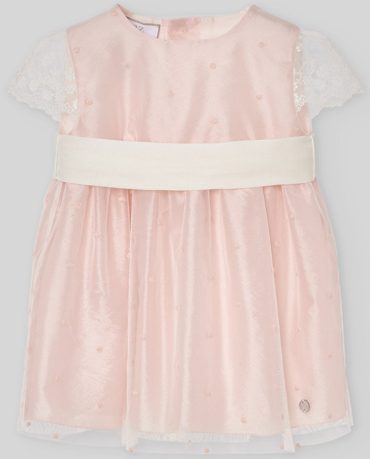 Vestido Tul Plumety con Banda "Ceremonia"