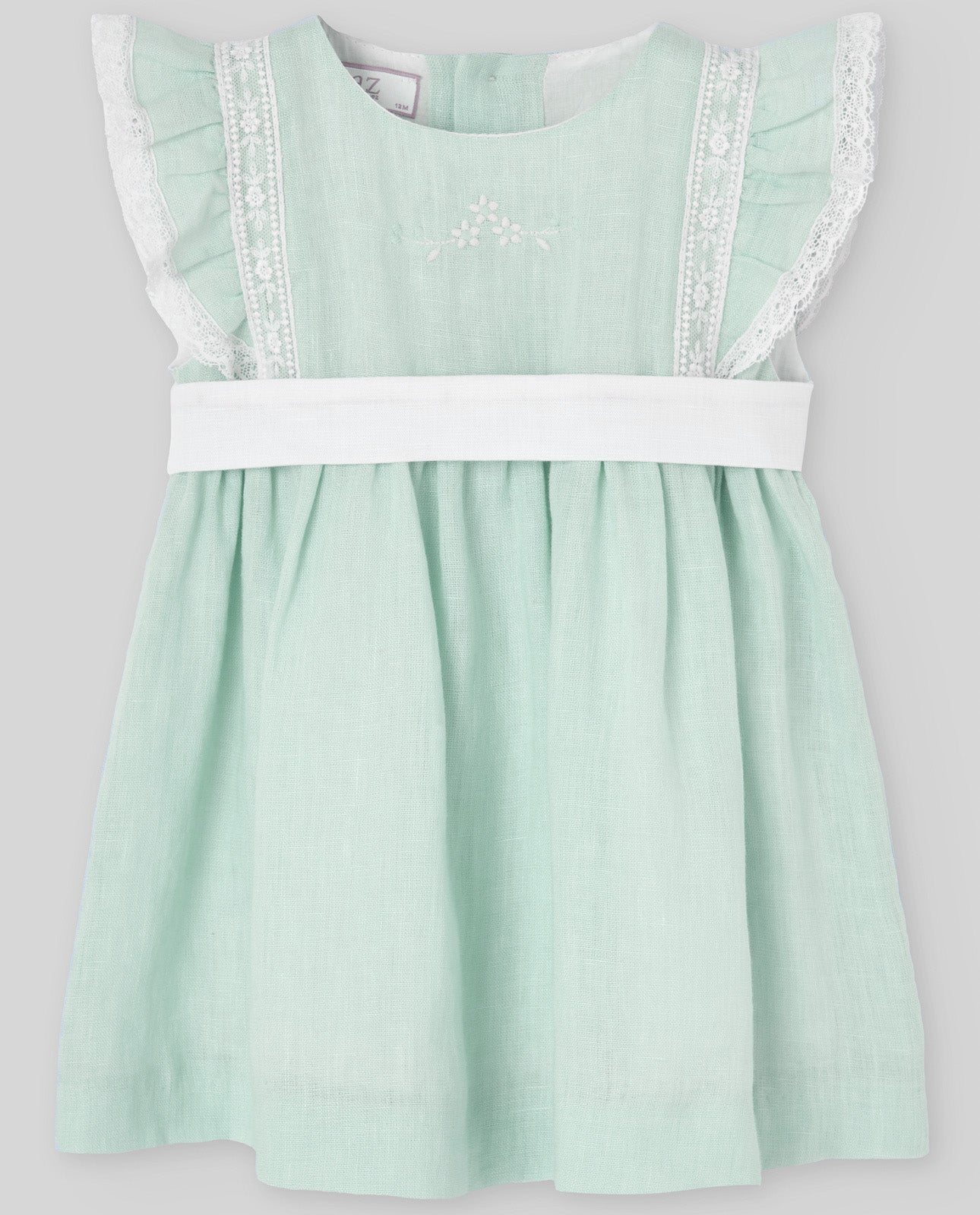 Vestido Lino con Bordado "Ceremonia"