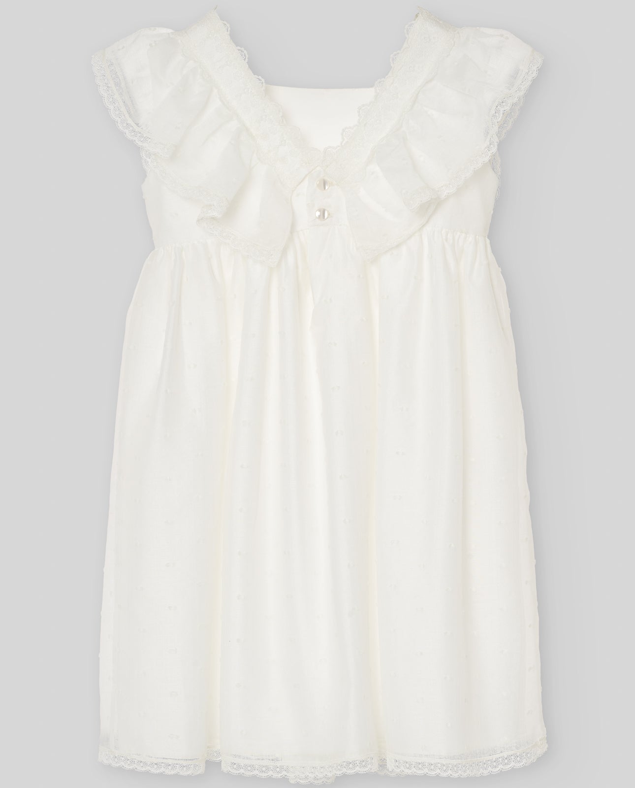 Vestido Organza Plumety Infantil "Ceremonia"