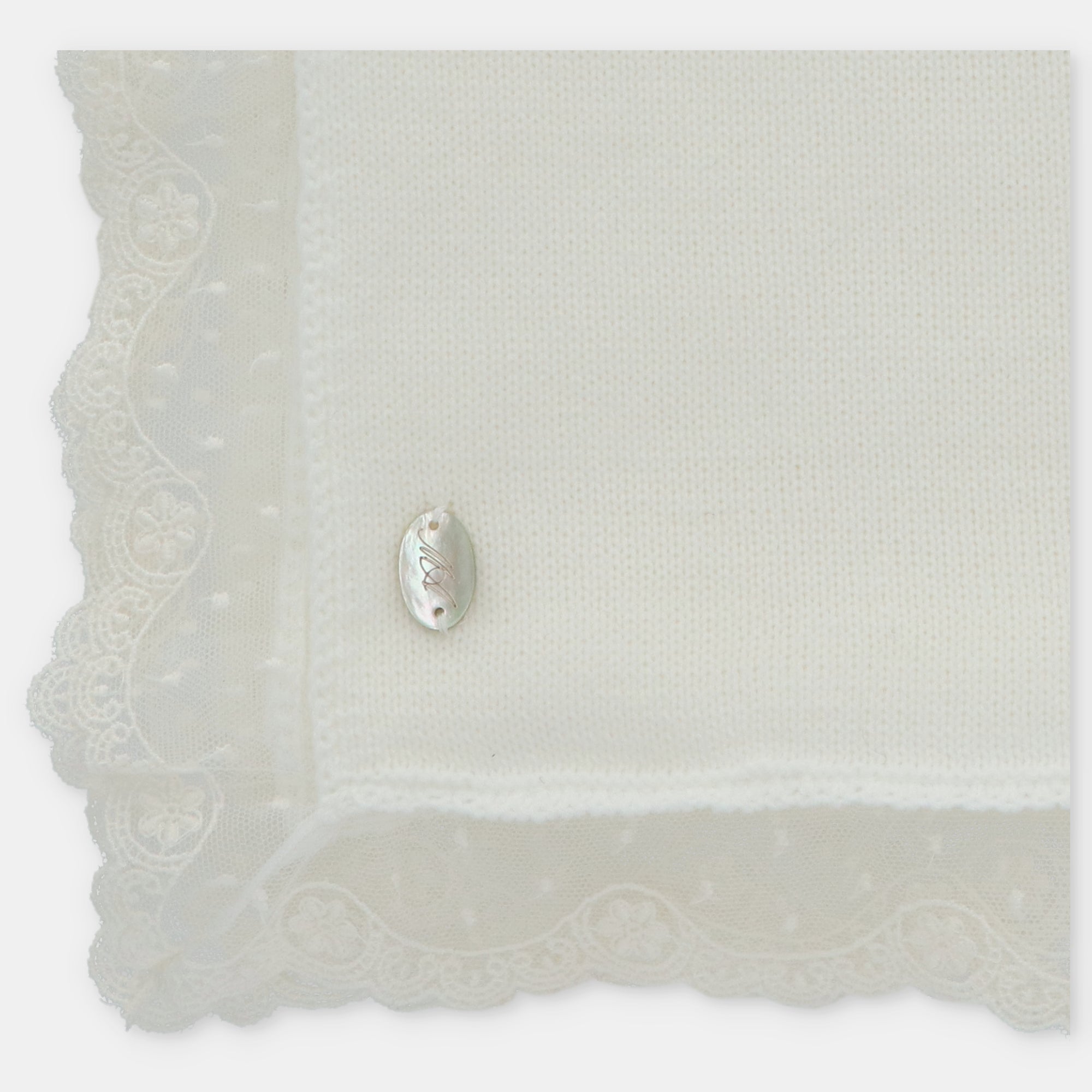 Chal Unisex De Tejido De Punto Derby Puntilla