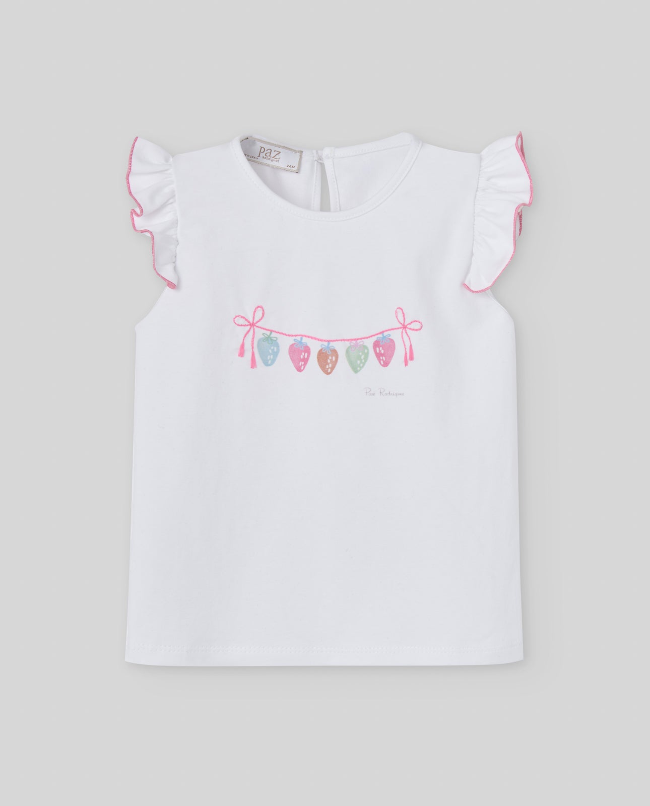 Camiseta Niña Fresas "Baño"