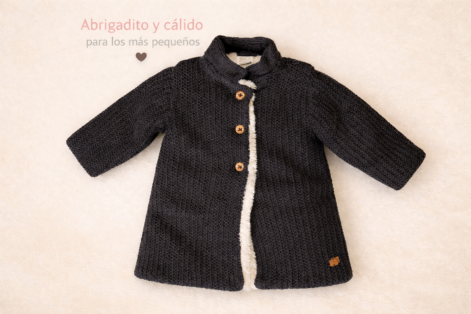 Abrigo Con Pelo Sintético "Trasno"