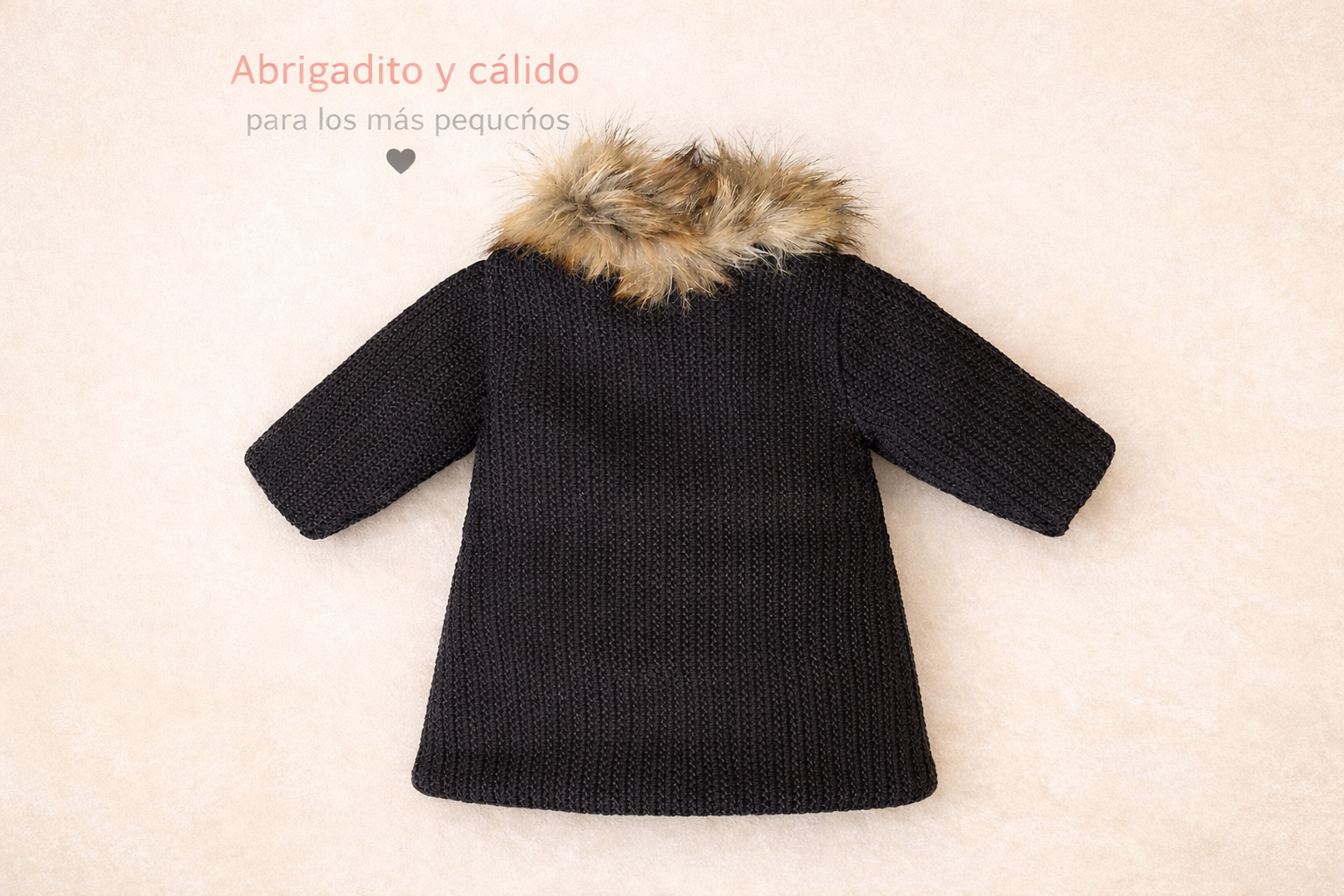 Abrigo Con Pelo Sintético "Trasno"