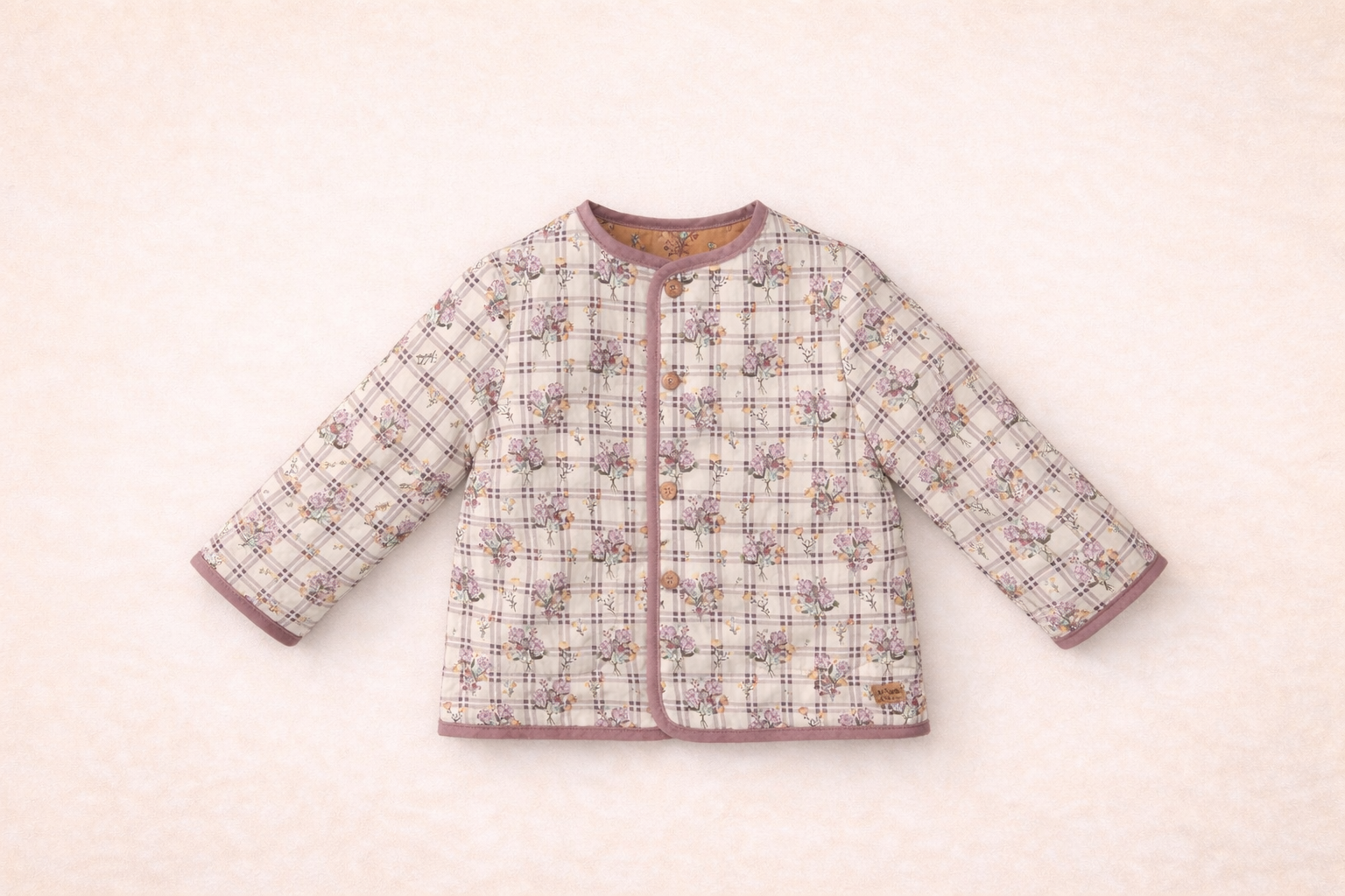 Chaquetón Niña Infantil Reversible Estampado  "Galatea"