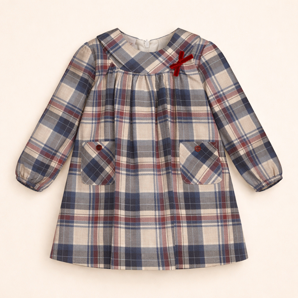 Vestido Cuadros "Escondite"